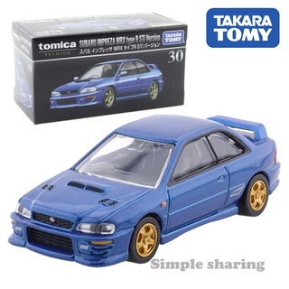 [พร้อมส่ง] รถเหล็กTomica ของแท้ Tomica Premium No.30 Subaru Impreza WRX Type R STI Version