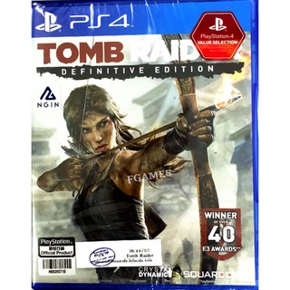 PS4 Tomb Raider Definitive Edition (Zone3/Asia)( English ) แผ่นเกม ของแท้ มือ1 มือหนึ่ง ของใหม่ ในซีล แผ่นเกมส์