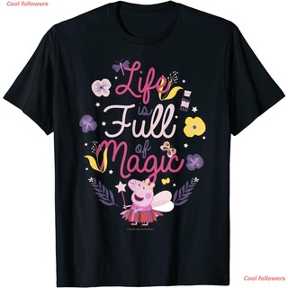 ถูกสุดๆPeppa Pig Life Full Of Magic T-Shirt peppa peppa pigเสื้อยืด เสื้อยืดลายการ์ตูน cartoon womenรหัสเต็ม