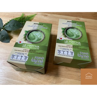 พร้อมส่ง UJI MATCHA GREEN TEA LATTE ชาเขียว อูจิ มัทฉะ กรีนที ลาเต้ (เครื่องดื่มชาเขียวมัทฉะสำเร็จรูปชนิดผง) BON CAFE