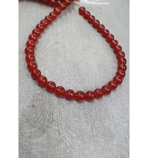 Agate round beads ลูกปัดหินอาเกต