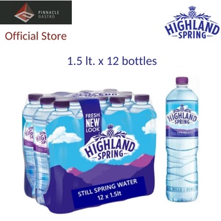 💥สินค้าพร้อมส่ง💥 Highland Spring Still Mineral Water 1.5lt. x 12 Bottles