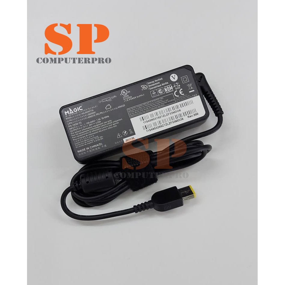 Adapter LENOVO อแดปเตอร์ของเทียบ LENOVO G40-70 G40-80 G50-70 G50-80 Z40-70 Z50-70 B40-70 B40-80 20V 3.25A USB Pin