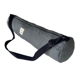 100% Cotton Canvas Yoga Mat Bag Grey กระเป๋าโยคะ ผ้าฝ้ายคุณภาพดี 🇹🇭