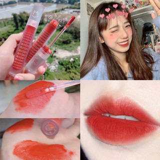 🌟ถูก/แท้/พร้อมส่ง🌟ลิปกลอสเนื้อเวลเวท💄💋Lip gloss velvet long lasting