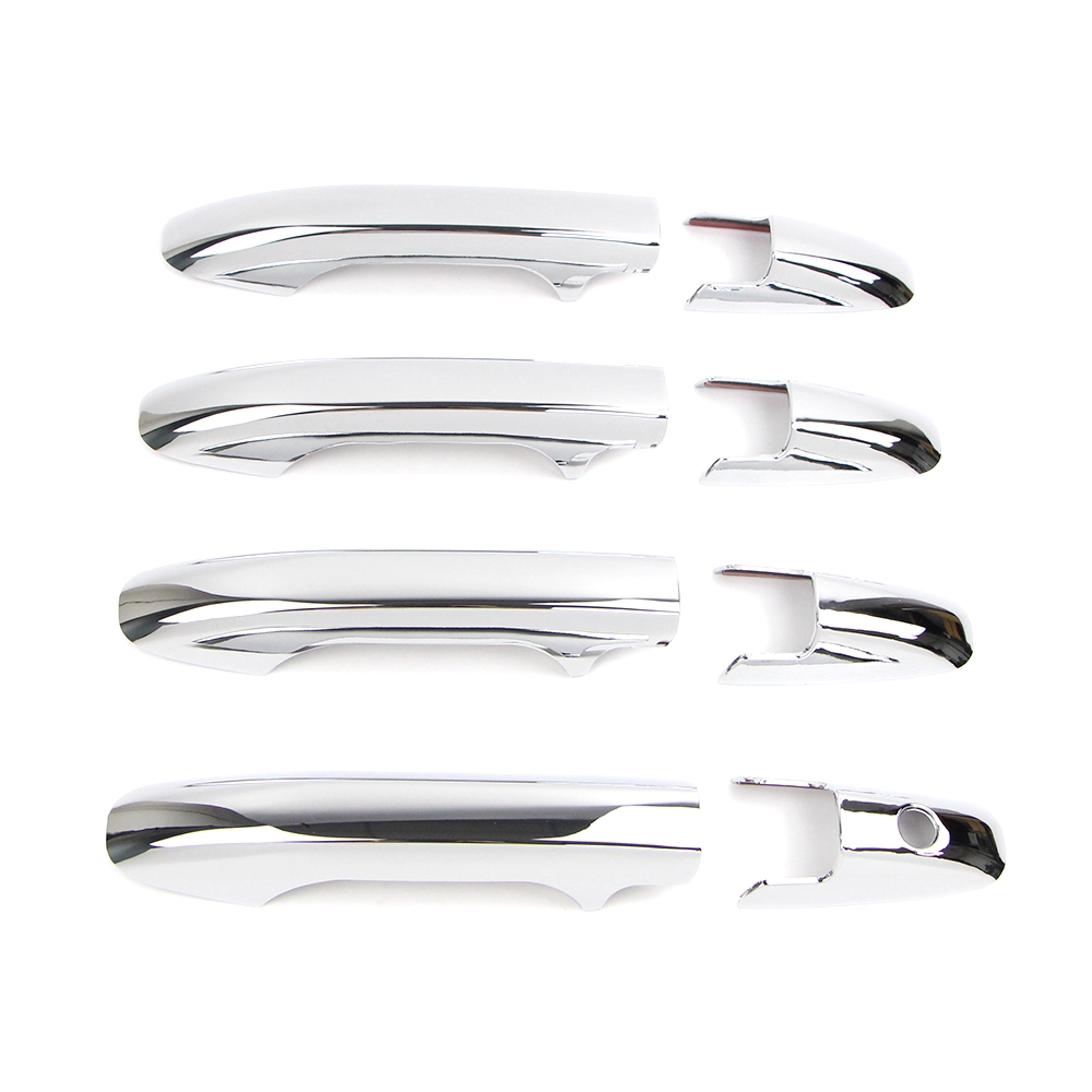 มือจับประตูสําหรับ Honda City 2009 2010 2011 2012 2013 Chrome Moulding Trim ภายนอก Car Care