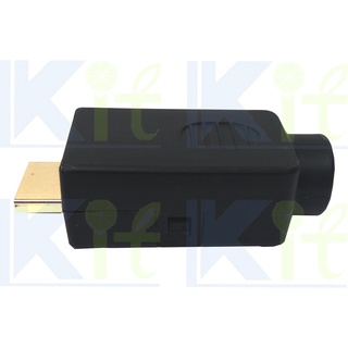 ปลั๊กเชื่อมต่อขั้วบัดกรี HDMI ตัวผู้ 19P