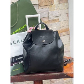 📮@2,150.-🔥🔥DISCOUNT 7 % +📍 (ส่งฟรี EMS)+(แถม Luggage Tag)🔥🔥💯Longchamp Le Pliage Cuir Xs Leather Backpack