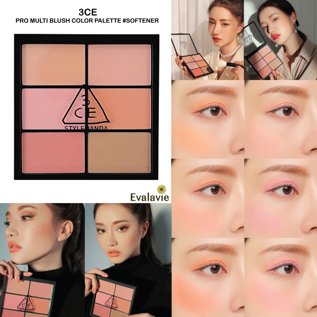 3ce pro multi blush color palette