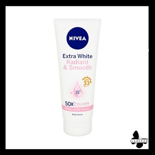 Nivea Extra White Radiant &amp; Smooth Body Serum SPF33 PA+++ [320ml.]นีเวีย เอ็กซ์ตร้า ไวท์ เรเดียนซ์ แอนด์ สมูทเซรั่มบำรุง