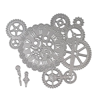 รัก * การตัดลายฉลุแบบ Steampunk ตายตัดโลหะลายนูนพระคัมภีร์สําหรับ DIY สมุดวารสาร Journaling Embellis