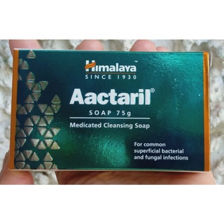 สบู่สำหรับโรคผิวหนัง กลาก เกลื้อน เชื้อราคัน ผิวอักเสบ แบคทีเรียHimalaya Aactaril 75กรัมลดการติดเชื้อแบคทีเรีย