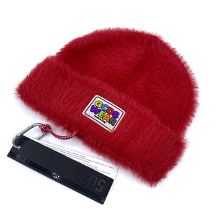 GCDS Beanie หมวก น่ารัก สีแดง ของแท้ ส่งฟรี EMS ทั้งร้าน