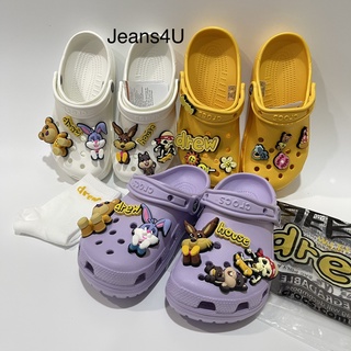 รองเท้าแตะผู้หญิง Crocs X Justin Bieber With drew สวย ใส่สบาย เบามาก กันลื่นได้