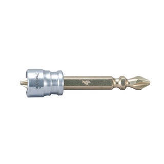 MAKITA ดอกไขควง (+) Screw Bit ขนาด 2 X 65 MM พร้อมปลอกแม่เหล็ก ก้าน Hex 6.3 MM รุ่น B-30483