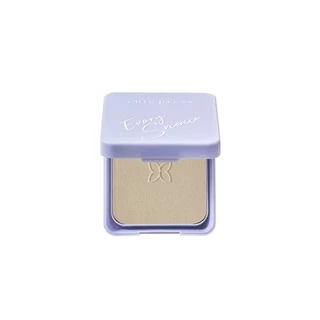 โฉมใหม่ Cute Press แป้งผสมรองพืนคิวเพรส สีฟ้า Evory Snow Whitening & Oil Control ขนาด 12g