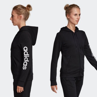 💸ลด45.-ใส่โค้ดRSPRAUG1💸เสื้อฮู้ด Adidas รุ่น Essential Linear สีดำ ( DP2401 )