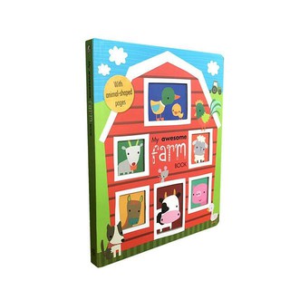 หนังสือภาพภาษาอังกฤษ My Awesome Farm Book Farm Childrens Enlightenment Cardboard Book