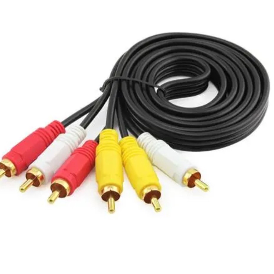 สาย AV เข้า 3 ออก 3 (MMM>MMM) 1.5เมตร