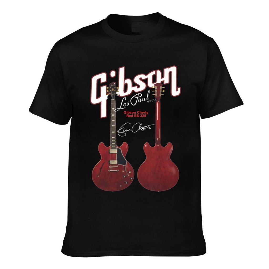 Eric Clapton Gibson Guitars เสื้อยืดแขนสั้นผู้ชาย