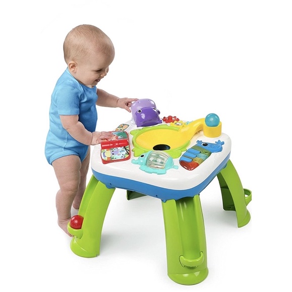 ชุดโต๊ะกิจกรรมของเล่นสำหรับเด็ก Let's Get Rollin Activity Table from Bright starts📊🎹🎼( สินค้าพร้อมส่ง
