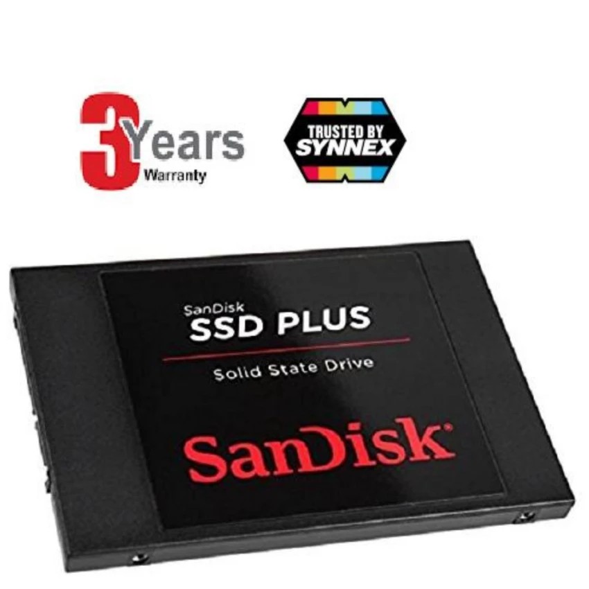 SanDisk SSD PLUS 480GB Solid State Drive (SDSSDA-480G-G26) -3 YEARS (BY