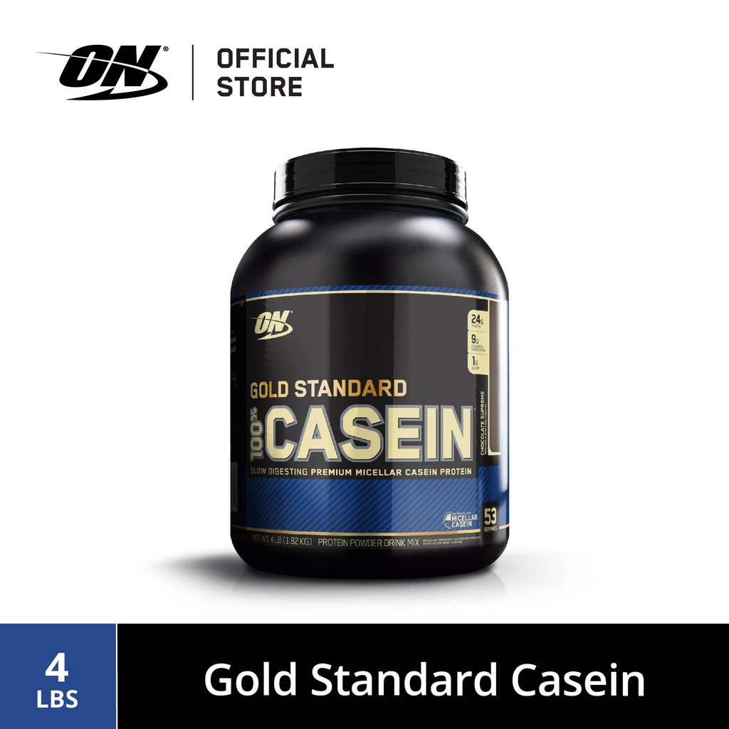 ส่งฟรี Optimum Nutrition Gold Standard Casein Slow Digesting Protein 4 ...