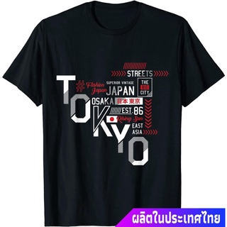 เสื้อคู่ เสื้อยืด เสื้อยืดสีพื้นคอกลม Tokyo Japan T-Shirt discount  Tokyo Olympics เสื้อวันพีช Tee