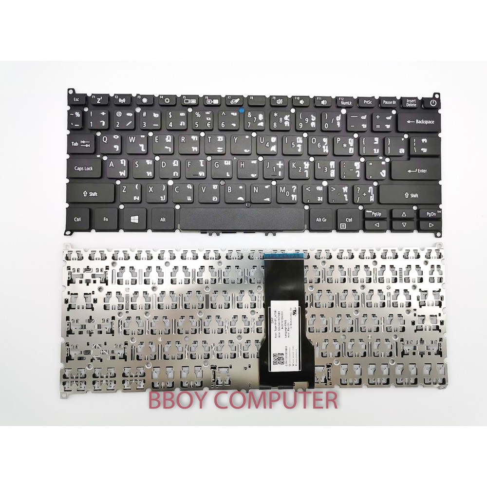ACER Keyboard คีย์บอร์ด ACER Swift 3 SF314-54 สกรีนไทย ไม่คม