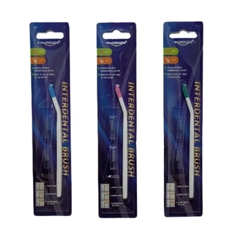 Dr.Phillips แปรงซอกฟัน ด้ามยาว Interdental Brush พร้อม อะไหล่แปรงซอกฟัน 2 ชนิด