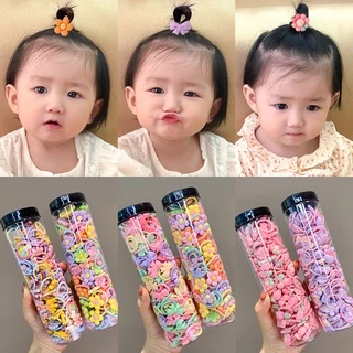 ชุดยางรัดผมหางม้าน่ารัก สไตล์เกาหลี สําหรับเด็กผู้หญิง 10 20 ชิ้น