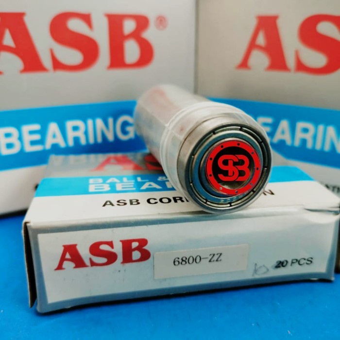 MINIMAL ORIGINAL 6800 ZZ ASB Bearing (ซื้อขั้นต่ํา 50 ชิ้น)