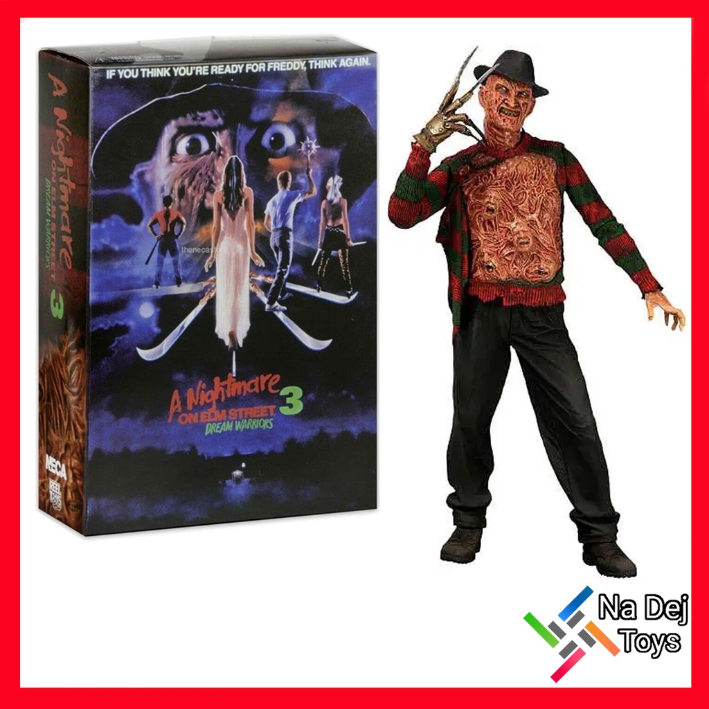NECA A Nightmare on Elm Street Dream Warrior Freddy Kruger 7" Figure นิ้วเขมือบ 3 เฟรดดี้ ครูเกอร์ ข