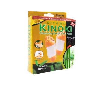 [7.15 เก็บโค้ดส่งฟรีหน้าร้าน] แผ่นแปะเท้าเพื่อสุขภาพ KINOKI ของแท้ Foot Pad แผ่นแปะเท้าสมุนไพร ช่วยหลับสบาย Detox Foot