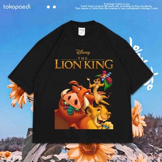 เสื้อยืดผ้าฝ้ายพิมพ์ลายแฟชั่นเสื้อยืดfashionเสื้อยืด ขนาดใหญ่ พิมพ์ลาย THE LION KING | เสื้อยืด ขนาดใหญ่ | เสื้อยืด ขนาด