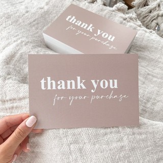 Thank you card-01 : การ์ดขอบคุณ สไตล์มินิมอล