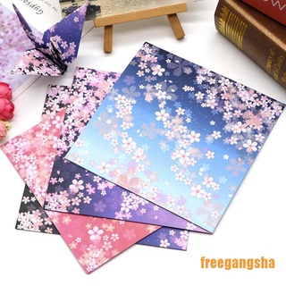 [FREGA] 60/65Pcs Space Star Flower Origami Paper Double Sided Folding DIY Papers Craft  NGSHA