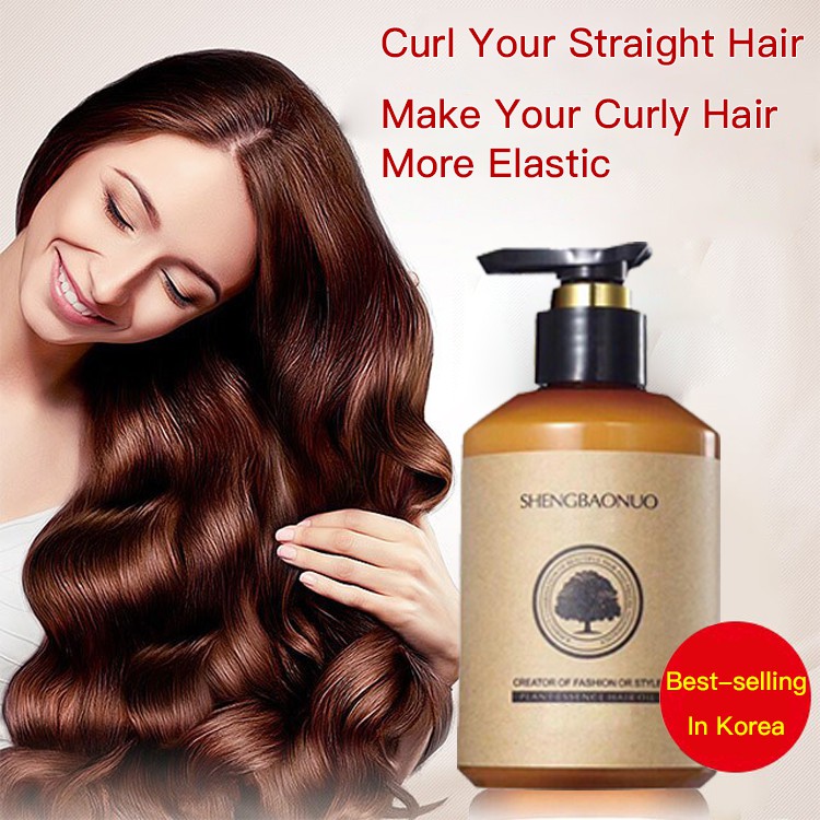 Morocco Essential Oil Hair Curling Cream,Straight hair can curl volume,  curls more Q bomb. Only 1 Bottle,Change any hair | Shopee Thailand