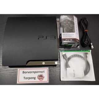 PS3 SLIM สีดำ 160GB ครบชุด พร้อมเล่น