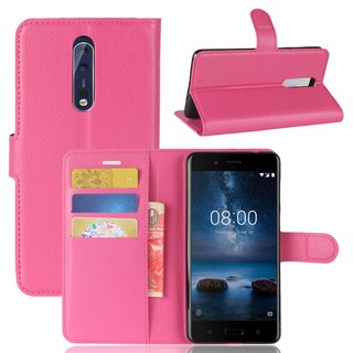 เคส Phone Case For Nokia 8 เคสหนัง เคสฝาพับ Stand Cover กรณี โทรศัพท์กรณี