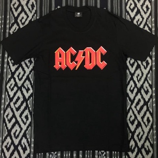 เสื้อยืดคอกลมเสื้อยืด พิมพ์ลาย DISTRO BAND ACDC ด้านหน้า สีแดง สีดํา พรีเมี่ยม สําหรับผู้ชาย และผู้หญิงS-4XL