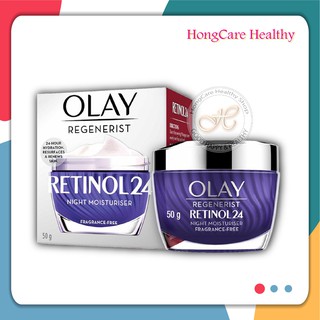 Olay Regenerist Retinol24 Night Moisturizer 50 ml , โอเลย์ รีเจนเนอรีส เรตินอล24 มอยเจอร์ไรเซอร์ ครีมบำรุง