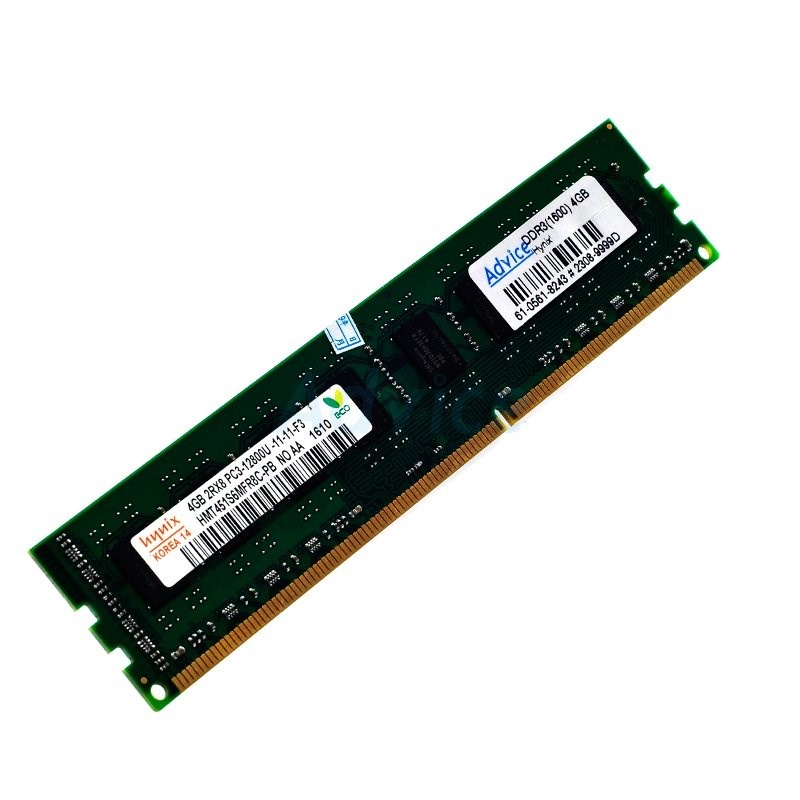 RAM DDR3(1600) 4GB HYNIX 16 CHIP แรมคอมพิวเตอร์ PC ประกัน LT./ PC DDR3