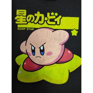 เสื้อยืด มือสอง ลายการ์ตูน kirby อก 40 ยาว 27