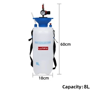【ส่งไว】 MRCARTOOL LUTIFIX 5L/8L นิวเมติกเกียร์ปั๊มน้ำมันปั๊มน้ำมันความเร็วสูงหัวฉีดบรรจุเครื่องรถเกียร์อัตโนมัติเกียร์ ATF เปลี่ยนถ่ายปั๊มดูดน้ำมัน