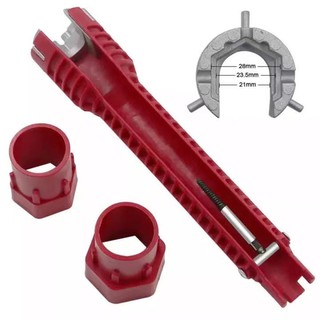 ประแจขันน็อตพลาสติกใต้อ่างอเนกประสงค์ พร้อมตัววัดระดับน้ำ Faucet and Sink Installer Wrench(8-IN-1 MULTI-PURPOSE TOOL )