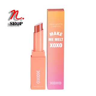 ลิปสติกเซมิแมท 4 กรัม XOXO Make Me Melt Semi-Matte Lipstick 4g.