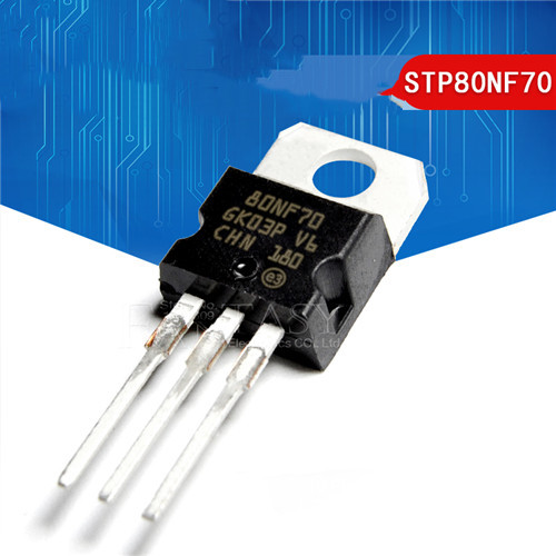 10 ชิ้น STP80NF70 TO220 P80NF70 TO-220 80NF70 การเชื่อมทรานซิสเตอร์