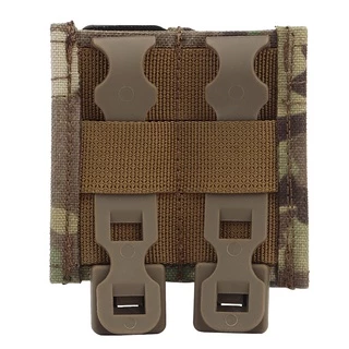 Idogear กระเป๋านิตยสารยุทธวิธี แบบคู่ 9 มม. พร้อมช่องใส่แข็ง MG-F-04