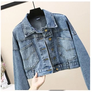 VEGA แจ็คเก็ตยีนส์ เสื้อยีนส์แขนยาว ผ้ายีนส์ (สียีนส์ซืด) รุ่น 892